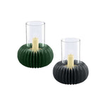 Vase | Glas | transparent | ø 20cm | Blumenvase