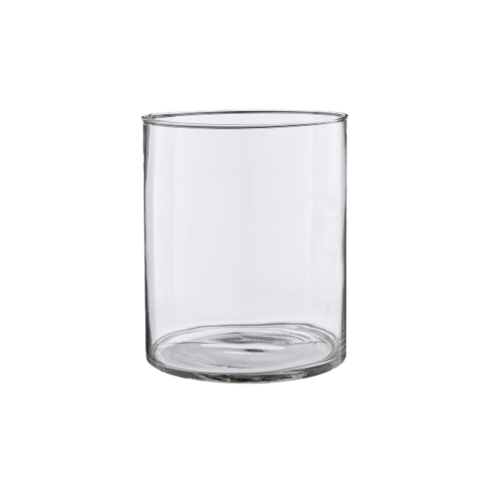 Vase | Glas | transparent | ø 25cm | Blumenvase