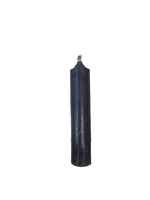 kleine Stabkerze | dunkelgrau | Ø 22mm | 11cm | Kerzenlicht
