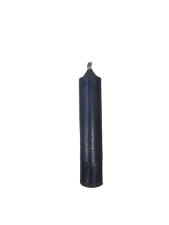kleine Stabkerze | dunkelgrau | Ø 22mm | 11cm | Kerzenlicht