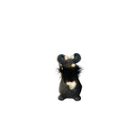Maus | Deko | schwarz-gold | weiss-rosa | 2 Grössen