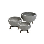 Schale | Beton | Holzfüssen | 3 Grössen | Floristik