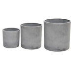 Topf | rund | grau | 3 Grössen | Floristik