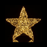 Stern 3D | LED | GOLDBEAD | champagner | 50cm