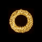 Kranz | Goldbead | LED | 30cm | champagner