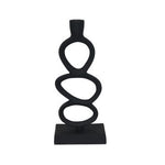 Kerzenständer modern | Kerzenhalter Metall | Stabkerzenhalter 22 mm | Kerzenständer schwarz | Kerzenständer sand