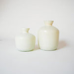 Kleine Vase |  Créme-Weiss | Tischdeko |  Glasvase