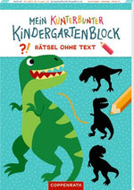 Kinderbuch | Rätselspass für Tierfreunde | Dinosaurier Rätsel | Lernblock ab 4 Jahren