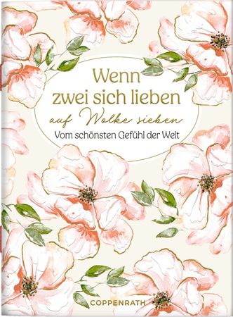 Geschenkbuch Liebe | Wenn zwei sich lieben - auf Wolke sieben | Buch für Verliebte | romantisches Geschenk | Valentinstagsgeschenk