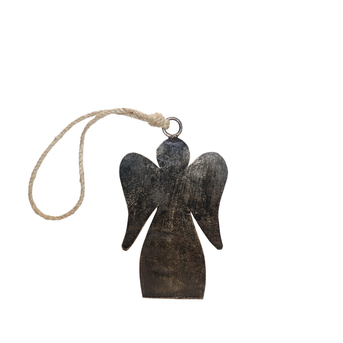 Engel | Metall | Hänger | Schwarz-Gold | Weihnachtsdeko
