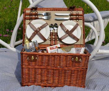 Picknick-Korb braun
