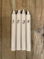 Stabkerzen-Set 1.-4.