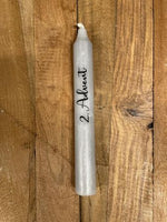 Stabkerze "2.Advent"