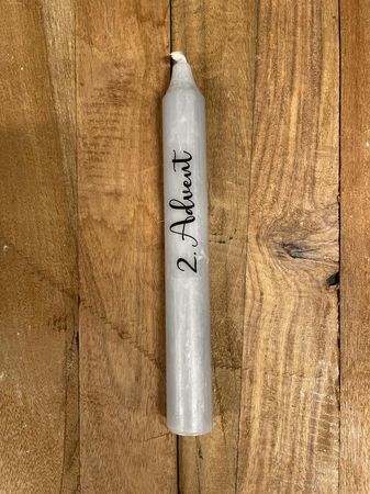 Stabkerze "2.Advent"