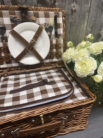 Picknick - Koffer für 2 Personen inklusive Kühlbehälter