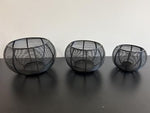 Teelicht | Draht | Schwarz | Drahtlaterne | Lichtspiel Draht