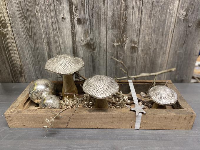 Pilz (Holz und Nickel)
