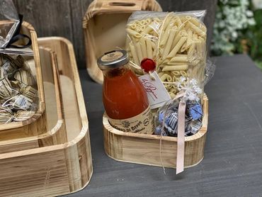Mitbring - Geschenk für die Essens-Einladung (schön verpackt)