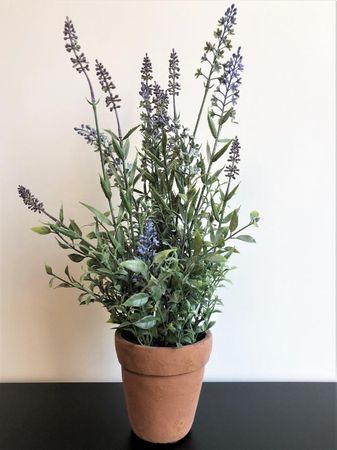 Kunstblumen Lavendel im Topf