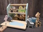 Go on Safari | Spielset | ab 2 Jahren | inkl.Tiere und Schienen | Dschungel