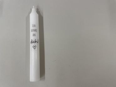 Stabkerze "Ich denke an dich!"