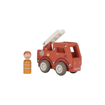 Feuerwehrauto | Rückziehauto | FSC | Holz | Geschenk für Kinder