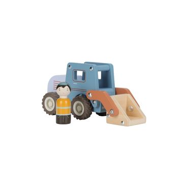Bagger | Rückziehauto | FSC | Holz | Geschenk für Kinder