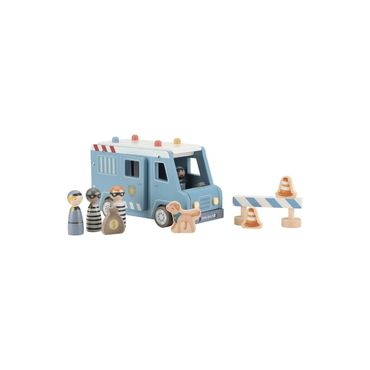 Polizeibus | Rückziehauto | FSC | Holz | Geschenk für Kinder