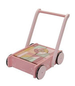 Lauflernwagen | rosa | Bauklötze | FSC Holzspielzeug | Wild Flowers 
