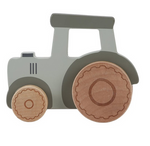 kleiner Traktor | salbeigrün | Holzspielzeug | Geschenk für Kinder | Bauernhofspielzeug