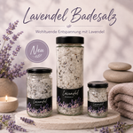 Badesalz | Lavendel | 3 Grössen | Wellness