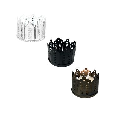 Kerzenhalter | Teelicht | Metall | Deko | rund