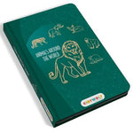 Designtafel mini "Wilde Tiere | Kreativspielzeug ab 3 Jahren | Kindertafel Reisen | Zeichenpad Kinder |  LCD Zeichentafel