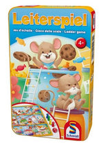 Leiterspiel | Mausspiel | Familienspiel | Metalldose | Spiel für Kinder