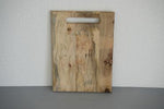 Holzbrett | eckig | natur | mit Halterung | Tablett | 35cm