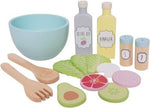 Salat-Set | Salatschüssel | Spielküche Zubehör | Holzspielzeug | ab 2 Jahren