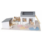 Bauernhof | Holz | ohne Tiere | Spielzeug | Stall für Spieltiere