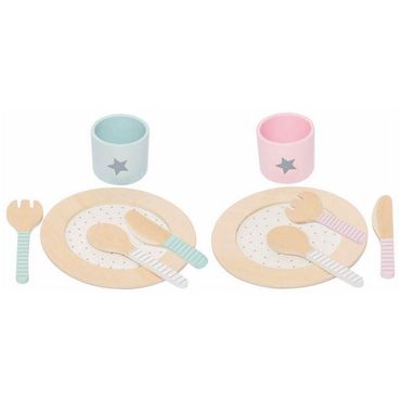 Dinner Set | Kinderküche | Holzgeschirr | Spielzeug | ab 2 Jahren