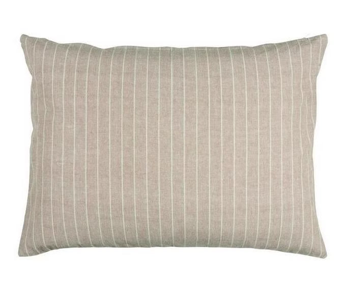 Kissenbezug | malva | dünne beigen Streifen | 70cm