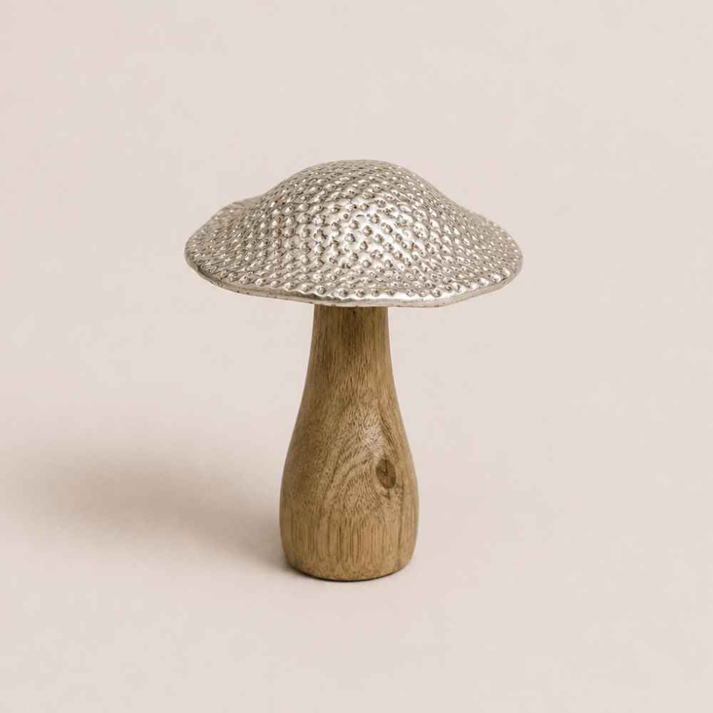 Pilz | Holz und Nickel | Herbst | 20cm