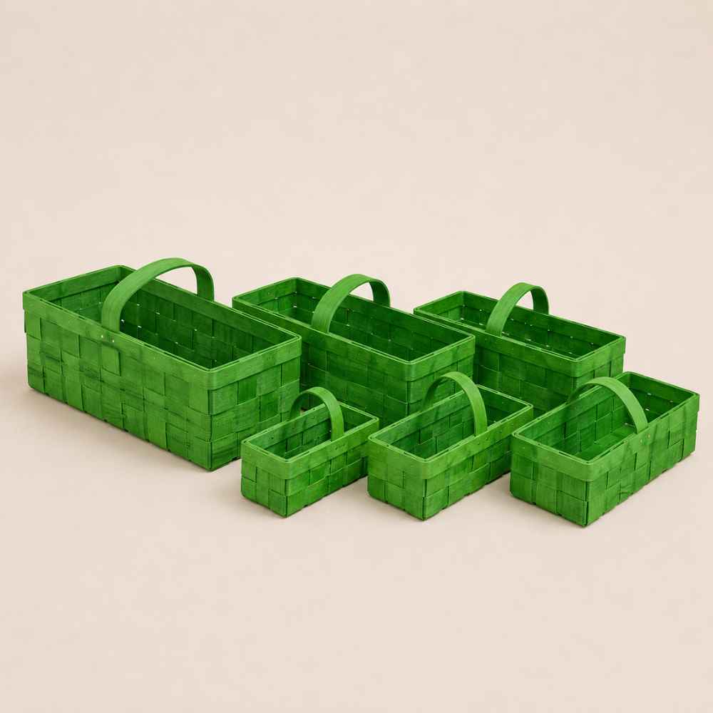 Spankorb | Geschenkkorb | Obstkorb | Grün | Geschenkverpackung